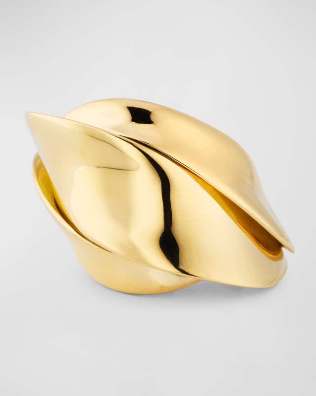 18k Yellow Gold Flux Ring